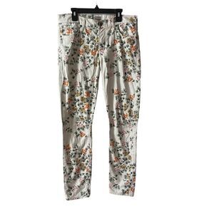 Citizens of Humanity 28 Mandy Jeans Slim Straight Floral Print High Rise